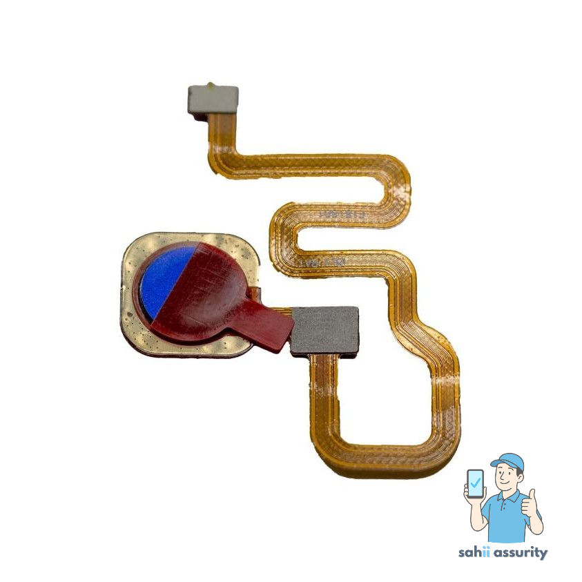 Fingerprint Sensor with Flex Cable for Xiaomi Redmi Note 6 Pro Blue thumbnail